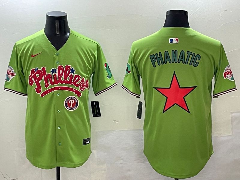 Men Philadelphia Phillies Blank Green Five generations Joint Name 2025 Nike MLB Jersey style 3->philadelphia phillies->MLB Jersey